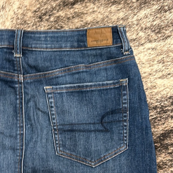 American Eagle High Rise Mini Jean Skirt - Picture 4 of 6